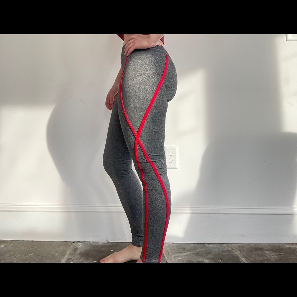Gray and pink Athletic leggings